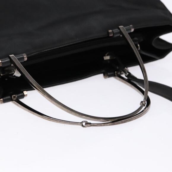 GUCCI Hand Bag Nylon Black Silver 002 1028 002 1028 - Picture 7 of 13